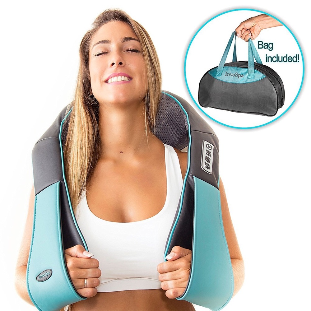 Invospa Shiatsu 3-D Kneading Massager 4 Home & Car